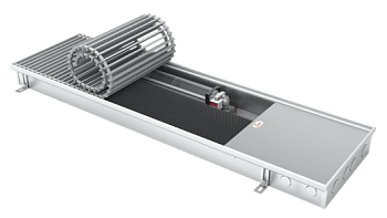 Конвектор EVA с вентилятором: глубина 125 мм, ширина 165 мм, длина 3000 мм